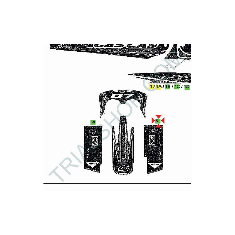 ADESIVO FORCELLA SX 2007