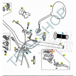 Coperchio pompa frizione Gas Gas TXT Racing Pro