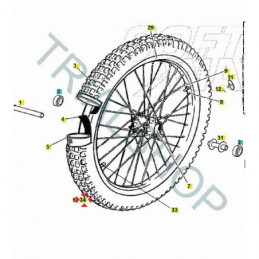 RUOTA ANTERIORE TXT ’12-’14