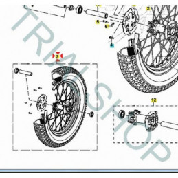 RUOTA POSTERIORE COMPLETA TXT RANDONNE’