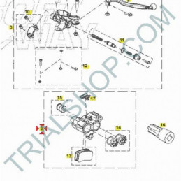 Pinza freno anteriore TXT Racing, GP