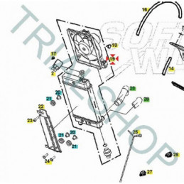 Radiatore Completo Gas Gas TXT Racing 2013 2014