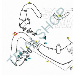 CURVA SCARICO INOX TXT 2013