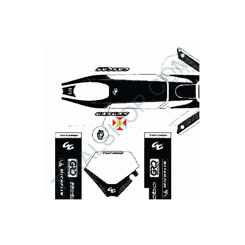 KIT ADESIVI FORCELLA 2009