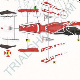 KIT ADESIVO SERBATOIO TXT STANDARD 2013