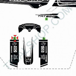 ADESIVO FORCELLONE DX PRO 300 2008