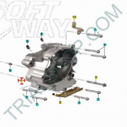 SEMICARTER MOTORE SINISTRO ASSY