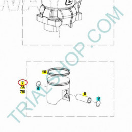 Pistone Gas Gas Txt N.H.80cc 2015