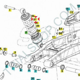 MOLLA AMMORTIZZATORE K 65-138