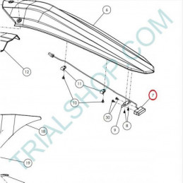 LUZ LED TRS – (VEASE (03) EN LA LAMINA 09-IE-