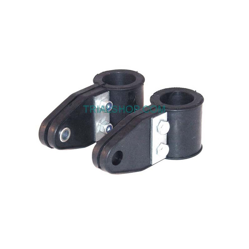 Coppia gommini supporto faro Bultaco Streaker -25/30