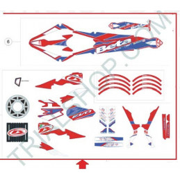 Kit Adesivi Beta  Evo 2T, 4T Factory 2017