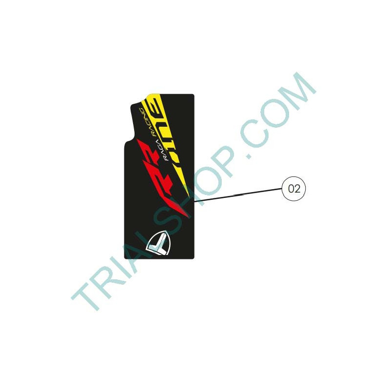 Adesivo forcella SX TRS RR