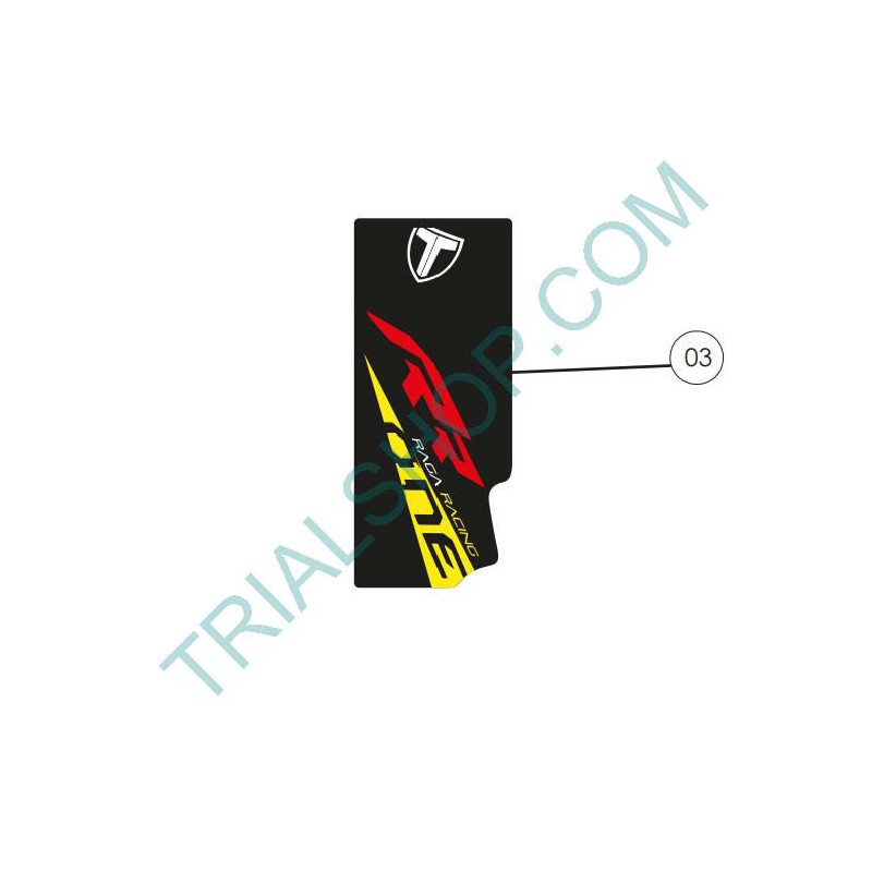 Adesivo Forcella DX TRS RR