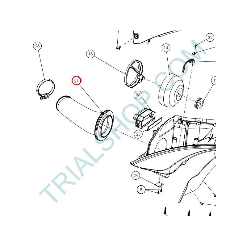 TOBERA – CAJA FILTRO