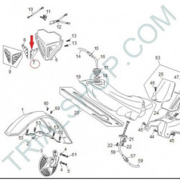 Led Anteriore sinistro Sherco dal 2010