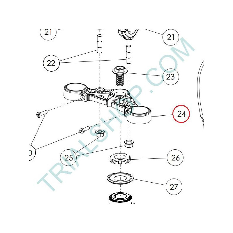 PLETINA SUPERIOR SUSPENSION