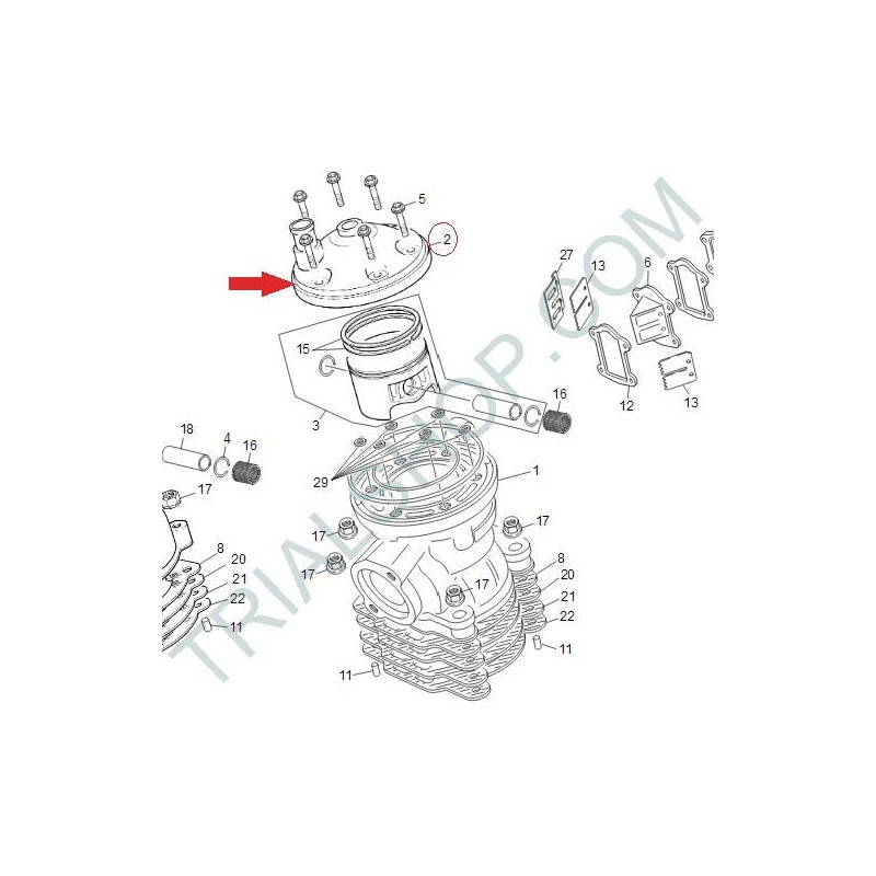 cilindro 11TR 250CC