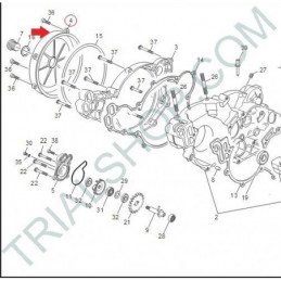 coperchio frizione TR11