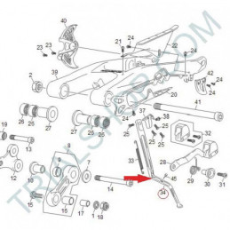 Cavalletto Alluminio Sherco, Scorpa ’13-’19