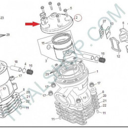 testa cilindro 11TR 300CC