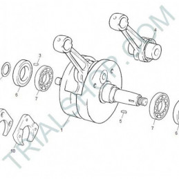 manovella albero cpl 125/200CC