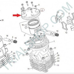 testa cilindro 11TR 125cc