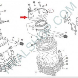 testa cilindro 11TR 125CC