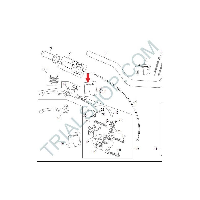 kit riparazione pompa freno an