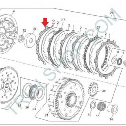 Disco Frizione Guarnito Sherco 2T ’99-’16