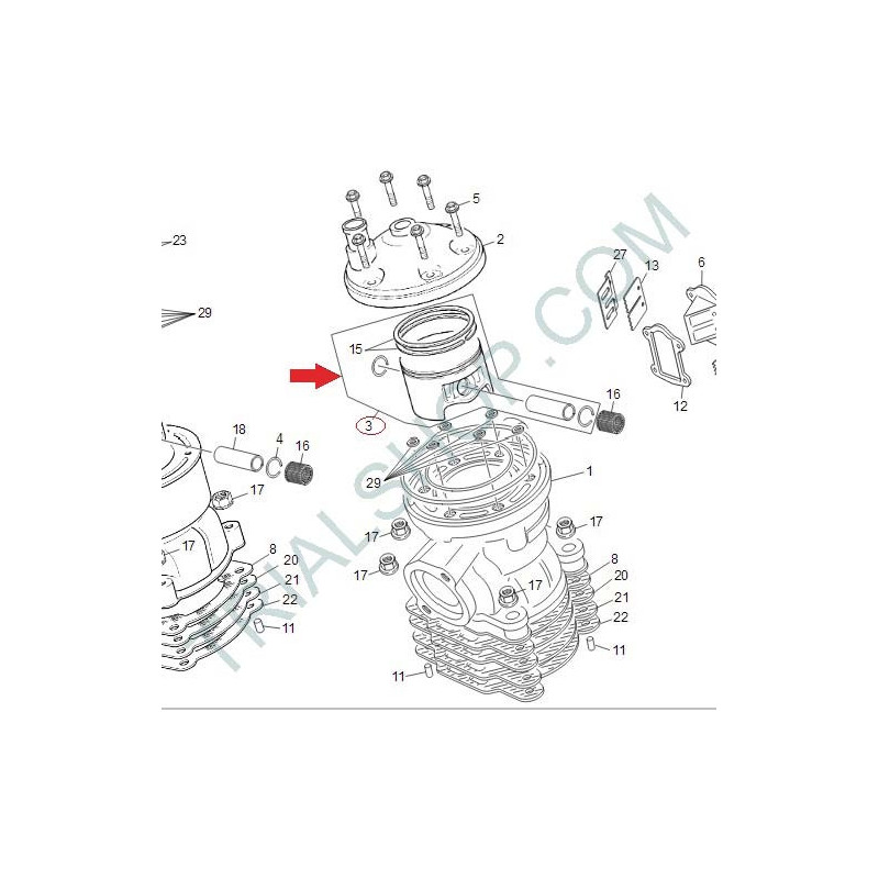 pistone cpl “”B””250CC