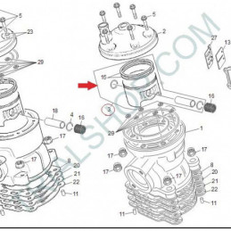 Pistone 250 Cc. Selezione D