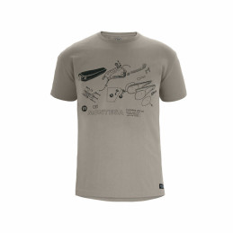 T-SHIRT ESPLOSO BEIGE -Hebo-