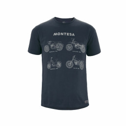 T-SHIRT ALL RANGE BLU -Hebo-