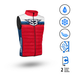 GILET HYBRID RACING ROSSO -...