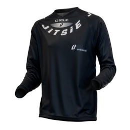 Maglia L3 Solid Nera -...