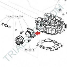 Raccordo carburatore completo Beta Rev, Evo 4T ’08- ’18