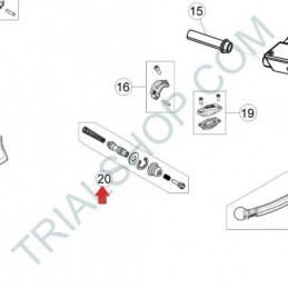 Kit riparezione pompa frizione Beta Evo 2T Factory