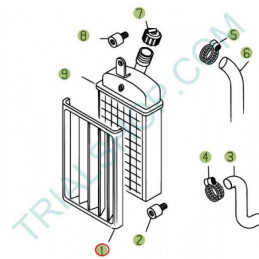 Griglia radiatore Beta Techno