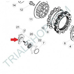 ATTUATORE FRIZIONE COMPLETO CR65