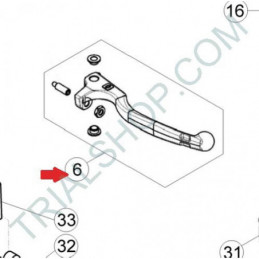 Leva freno Beta EVO 2T, 4T, SS Factory
