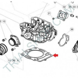 GUARNIZIONE TESTA 300cc+FACTORY