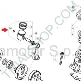 Pistone C Beta Evo 2T 300cc ’16-’19