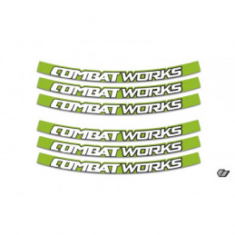 COMBAT WORKS REAR RIM STICKER SET 6