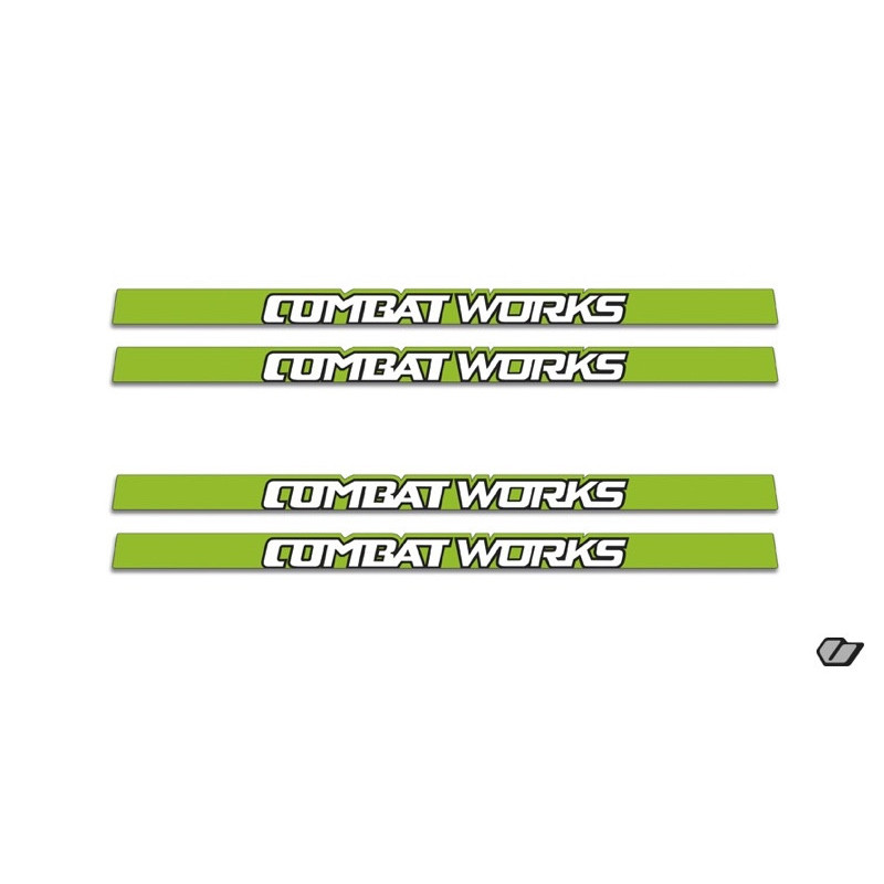 COMBAT WORKS FRONT RIM STICKER SET 4