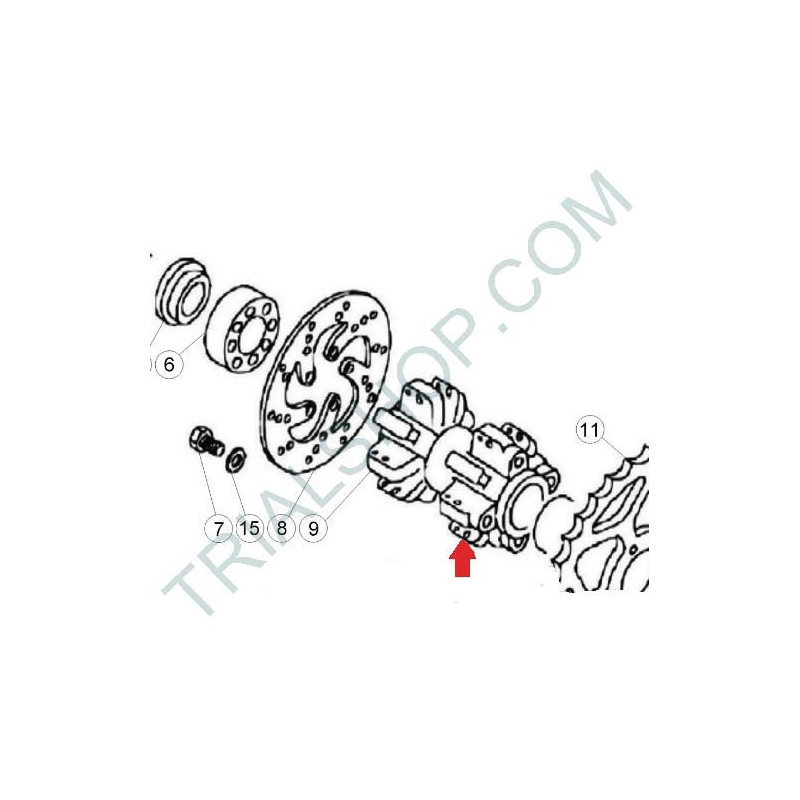 MOZZO COMPLETO EVO 80 JUNIOR