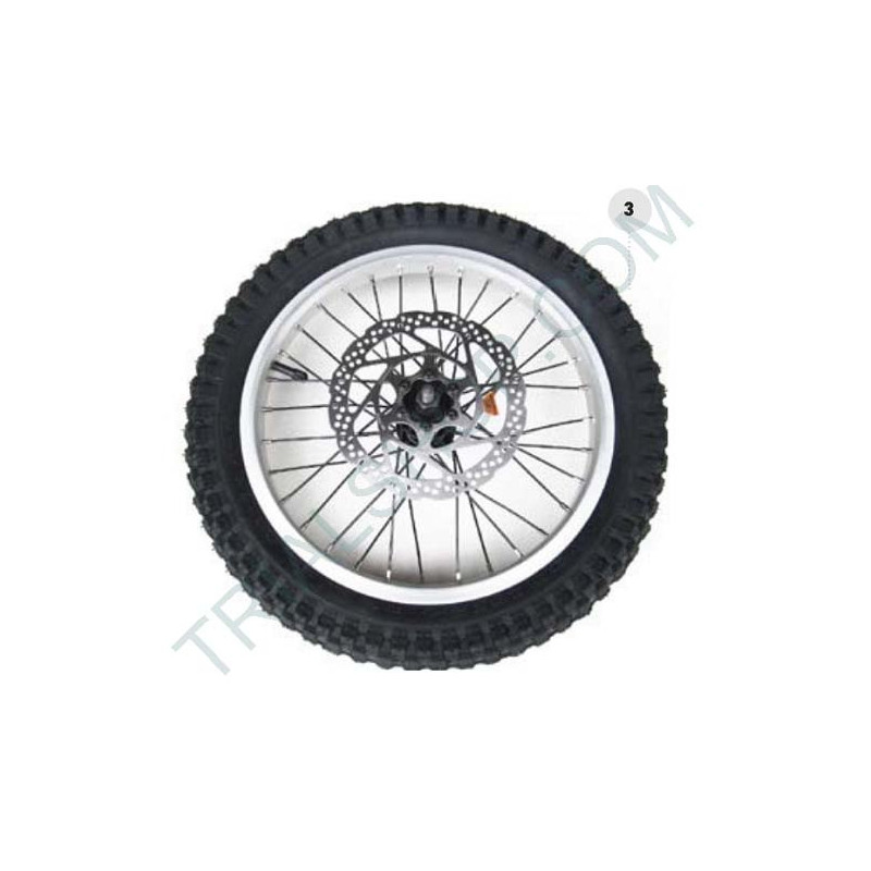 RUOTA ANTERIORE COMPL. MINITRIAL E16