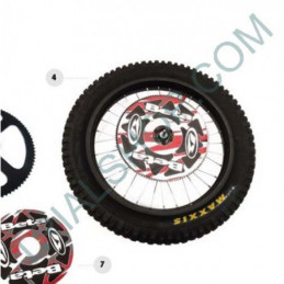 RUOTA POSTERIORE COMPL.MINITRIAL E20