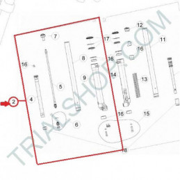 GAMBA DESTRA FORC. 250/300 EVO 2T/4T’