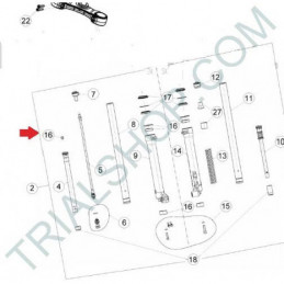 GAMBA FORCELLA DESTRA 125/200CC
